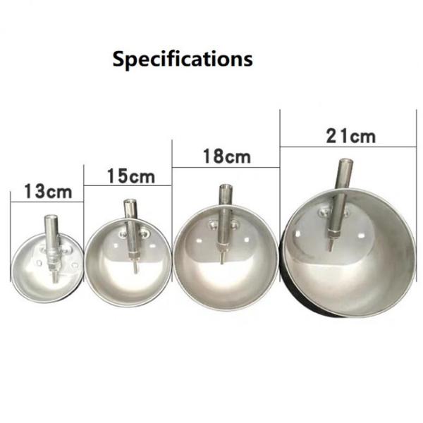 304 Stainless Steel Drinking Bowl Water Feeding Through Pig Water Drinkers