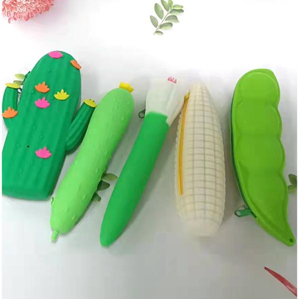 Капсула для карандашей Красочный силиконовый водонепроницаемый карандаш Сумка для карандашей Эстетическая легкая портативная сумка для карандашей Стильные школьные принадлежности