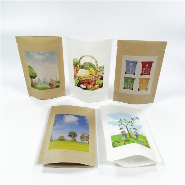 Kraft бумажный MOPP VMPET стоит вверх по Ziplock сумкам 18x26cm