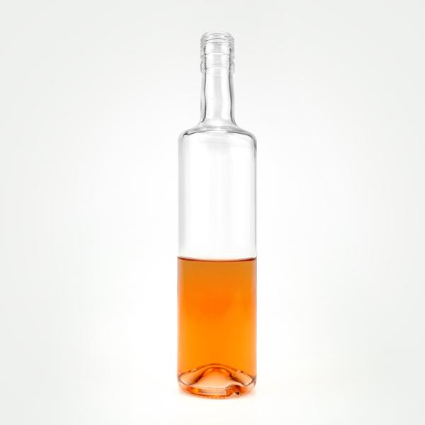 Custom Shape 700ml 750ml 1000ml Glass Body Vodka Liquor Gin Empty Whiskey Bottle for Your
