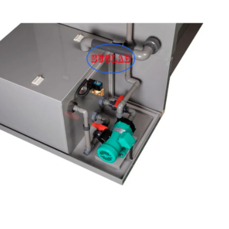 Customized Made Low Noise Chemical Fume Hood with Wet Scrubber System & 400m3/h Airflow and LED Lighting