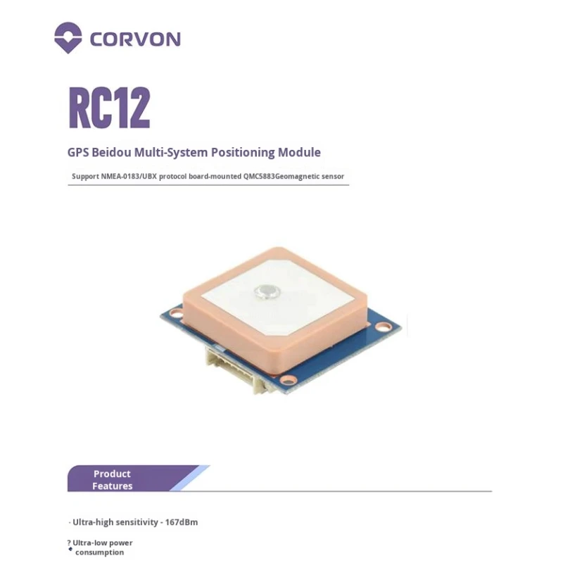 Corvongnss M10 Multi-System Drone Module 18Hz Beidou GPS GPRS Three-Mode Positioning Durable Plastic Accessories