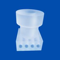 Gravura do CNC que corta o filtro fazendo à máquina da cavidade do vidro de quartzo para o sistema de aquecimento