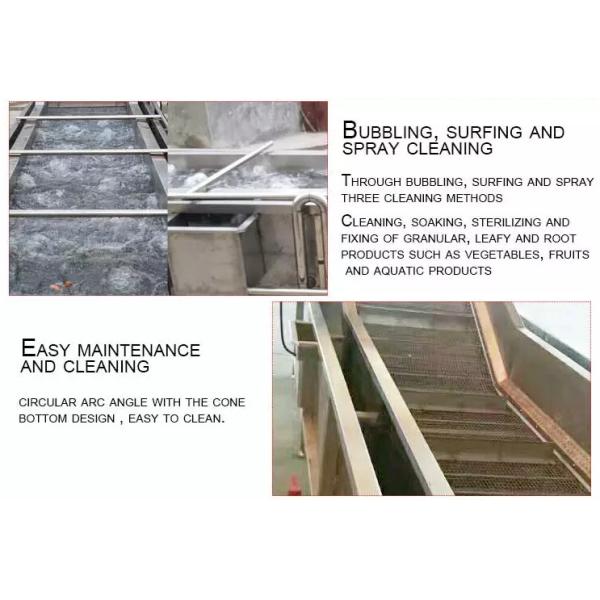 380V Fruit Vegetable Processing Machine High Pressure Spray Cleaning Machine