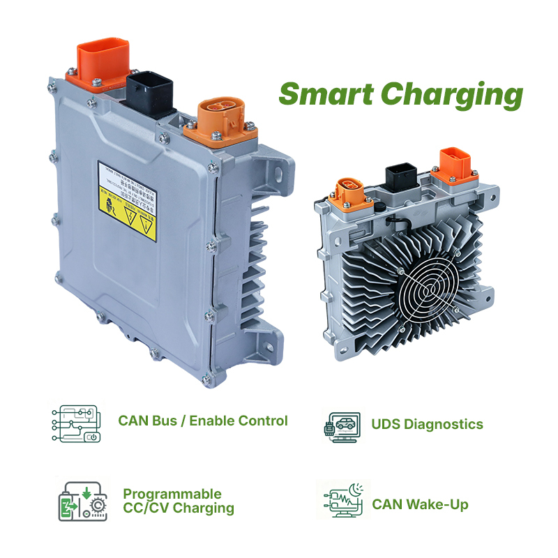 Water Cooling 3.3kW 6.6kW 20kW Liquid Cooled OBC On-Board Charger for Electric Car & Boat