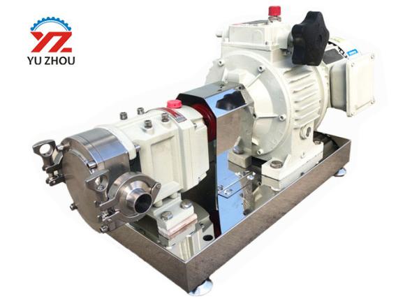 Heat Jacketed Rotary Lobe Pump With Stepless Speed Regulator 3RP Series