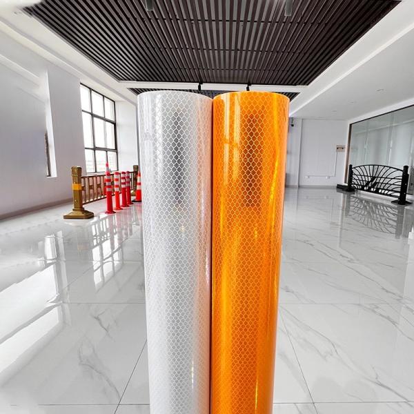 High Visibility PMMA Diamond Reflective Sheeting Vinyl for Traffic Signs