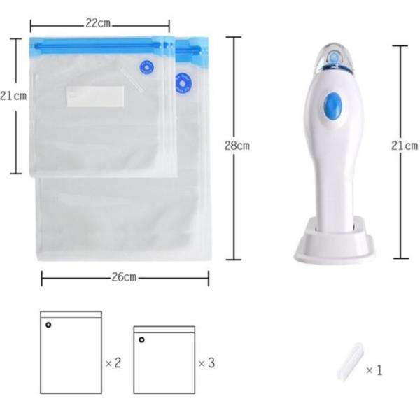 Disposable Transparent Vacuum Sealer Food Storage Plastic Packaging Roll Bag for Food Sealed, Textured Food Freshness St