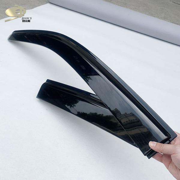 Black Auto Window Vent Shades For Ford Ranger 2015-2018