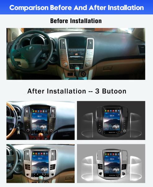 Multimedia Player Android Car Stereo For Lexus RX300 RX330 RX350 RX400