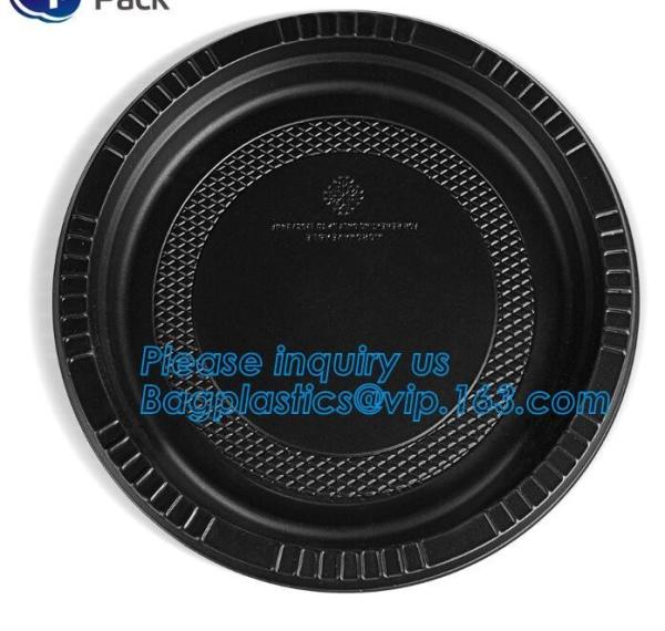 custom printed party plates disposable sugarcane bagasse plate Biodegradable Bamboo disposable paper plates bagease pack