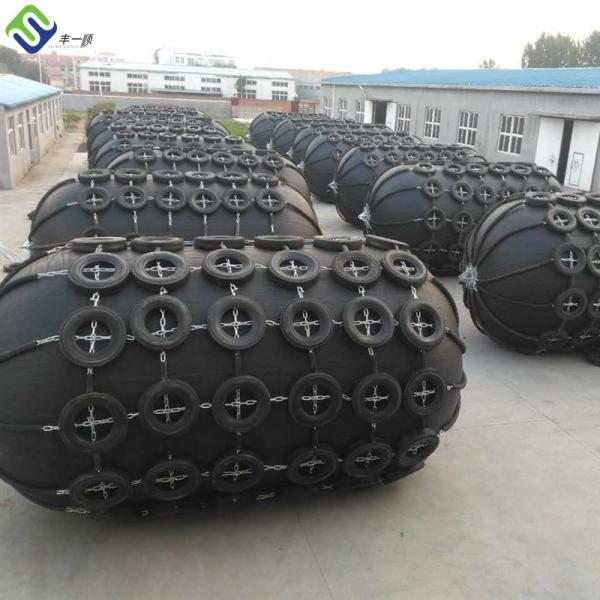Anticollision Yokohama Pneumatic Rubber Fender For LPG Vessels