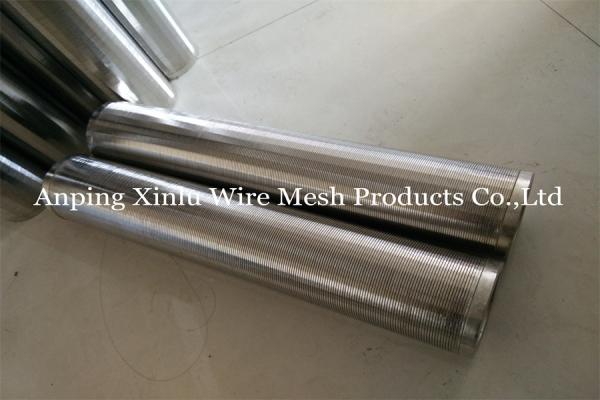 SS304 316L Wedge Wire Johnson Screen Tube For Replace Changeable Filter Element