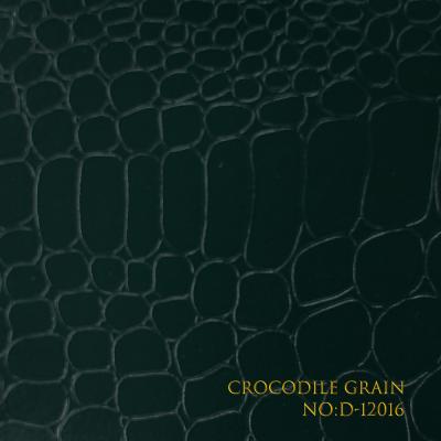 Papier d'emballage en PVC à motif crocodile, étanche et résistant aux rayures