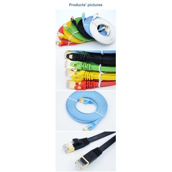 Категория 7 10 экран 30AWG меди кабеля CAT7 гигабита AOC RJ45