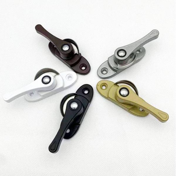 アルミニウム三日月形の窓の掛け金ロックの粉のコーティング43g 31gの重量