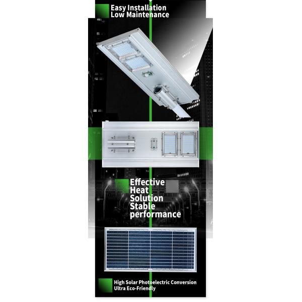 Экстерьер все в уличных светах один 4500k IP65 70w коммерчески солнечных приведенных в действие