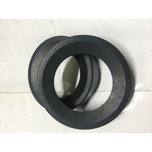 Round Black Durable Toilet Tank Fittings Rubber Gasket 30-90 Shore Hardness