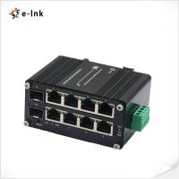Commutateur PoE 8 port 10/100/1000T 802.3at 30W à 2 ports 100/1000X Commutateur géré Din Rail