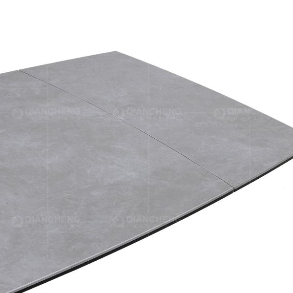 A mesa de jantar de alargamento do retângulo 1.16CBM ajustou a parte superior de pedra aglomerada retângulo