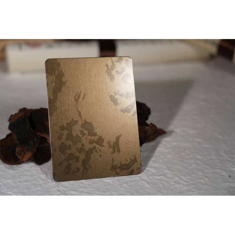 Chinese Ink Wash Style Stainless Steel Colored Plate 304 201 316