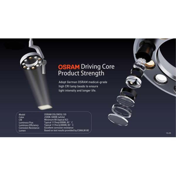 2500k - 5000k Dental Chair LED Light Oral Shadowless Surgical Light