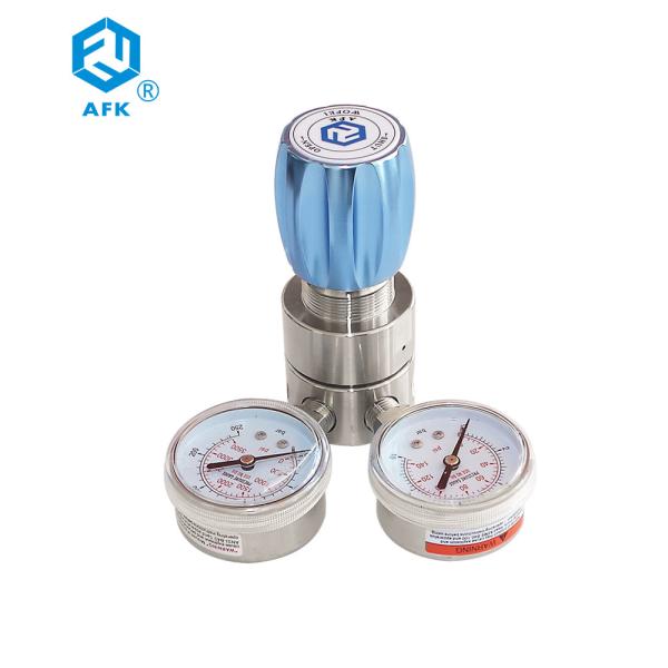 SS316L Piston type Nitrogen Oxygen natural gas pressure regulator