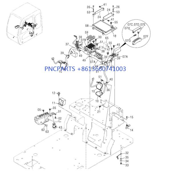 Блоки контроля двигателя ZX225US ZX330 3G 9226748 частей экскаватора Хитачи Блоки контроля двигателя ZX225US ZX330 3G 9226748 частей экскаватора Хитачи