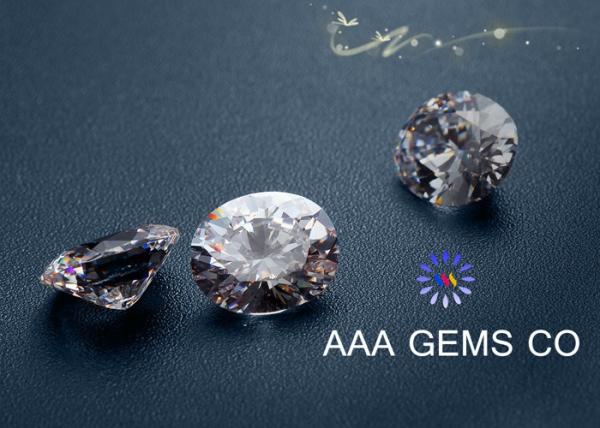 Forever Brilliant Oval Colorless Moissanite 5 Carat Hardness 9.2 To 9.5