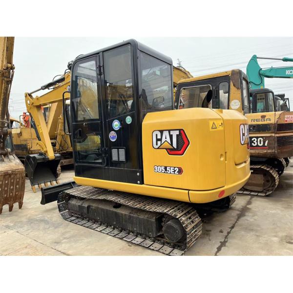 5 Ton Used Mini Hydraulic Excavator CAT 305.5E2 Caterpillar Small Digger