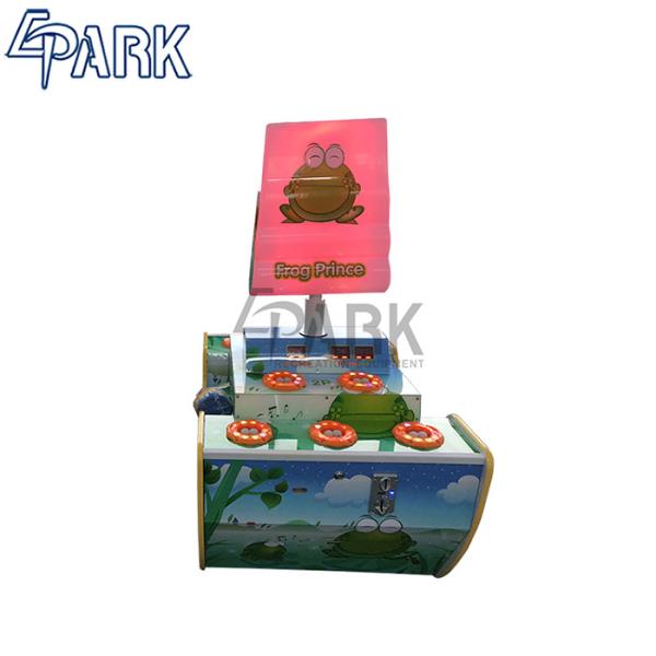 Coin Operated Hitting Frog Cabinet Machine , Double Play Hamster Ticket Redemption Machine