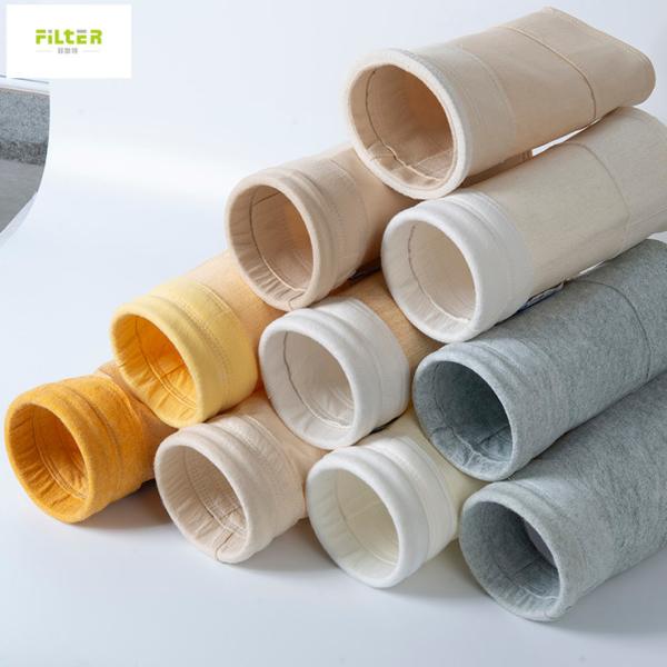 Asphalt Mixer Plant Nomex Cylinder Filter Bag 1.8 - 2.0mm