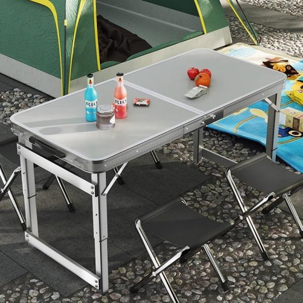 Modern Design Apartment Outdoor Furniture Wood Folding Table with Chairs Portable and Small
