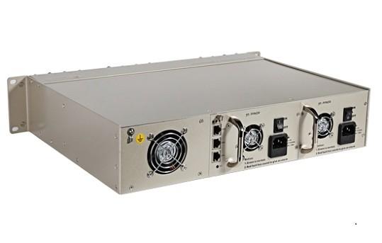 2U 16 Slots Optical Fiber Media Converter Chassis with High Performance Rtio