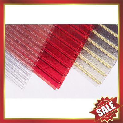 frosted Hollow polycarbonate Sheet,crystal hollow pc sheet