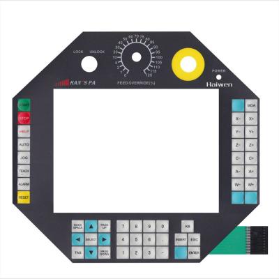 Clavier numérique de contact à membrane de Matte Finish LED avec l'adhésif 3M468
