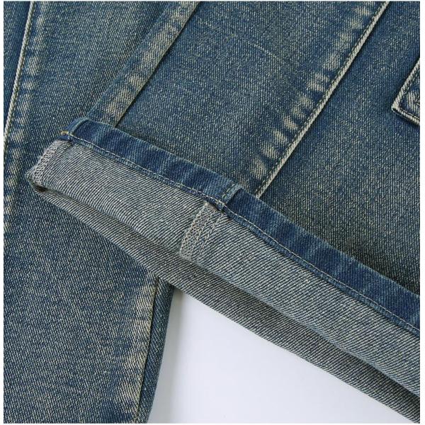 Джинсы винтажного Multi кармана производителей одежды небольшого заказа оборудуя свободно задрапировывают брюки низкой талии прямые