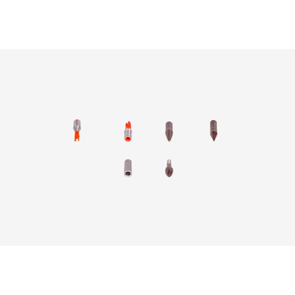 Parafuso inoxidável, preto nos pontos, colagem nos pontos, parafuso nas inserções, bucha da oxidação de Nock, Pin Nock, colares, Nocks