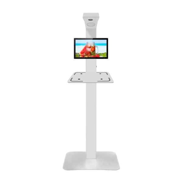 15.6 Inch Smart Dish Recognition Kiosk Intel 8MP Surveillance Camera Capacitive Touch Android Windows OS SDK Enabled Restaurant