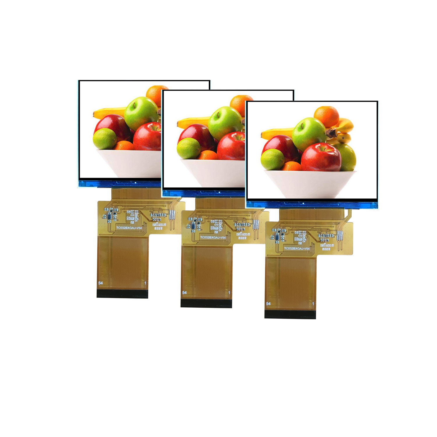 3.2 дюймовый TFT дисплейный модуль 1027 x 768 разрешение RGB 24 бит интерфейс 300C/D