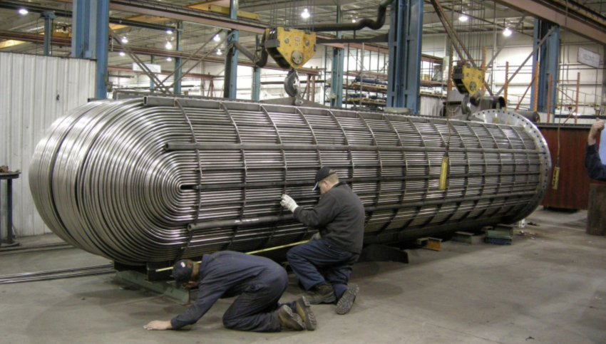 ASME Certified Tube Bundle Heat Exchanger Stainless Steel Pharmacy