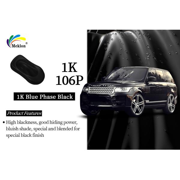 1K Phase bleue Peinture spéciale noire Système solide haut Auto Refinish