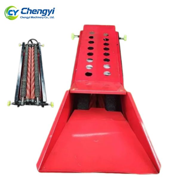 Compact Corn Peeling Machine Iron / Maize Dehuller For Small Business 1 Person