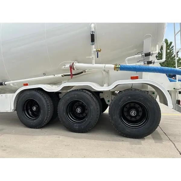53 cbm V тип Набор цемента в порошке Танк прицепа Набор цемента в порошке Танк полуприцепа / сухой грузовик-танкер