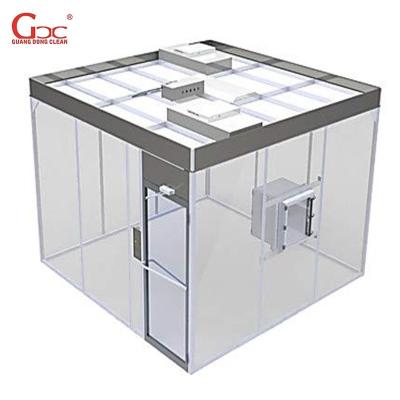 Sala de limpeza de aço da casa pré-fabricada da classe 10 do quadro ISO4 do perfil/quarto desinfetado asséptico