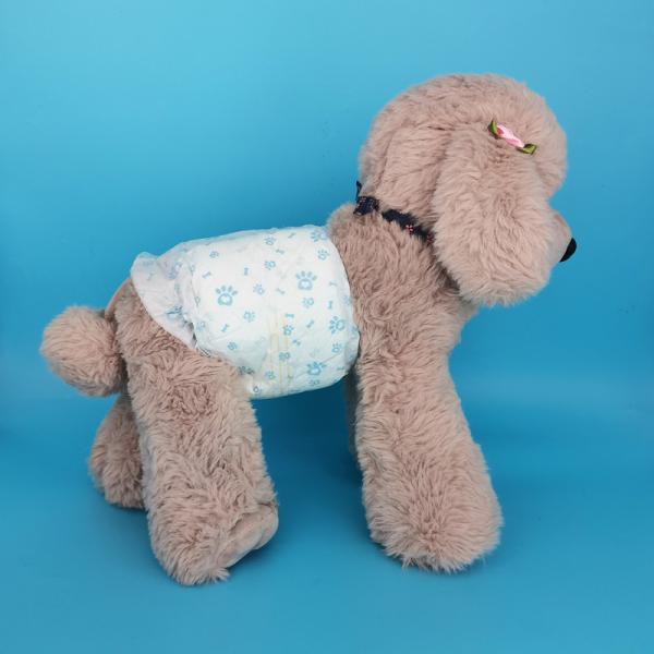 Специализированный синий большой пеленок для собак для домашних животных 3D канал предотвращения утечки