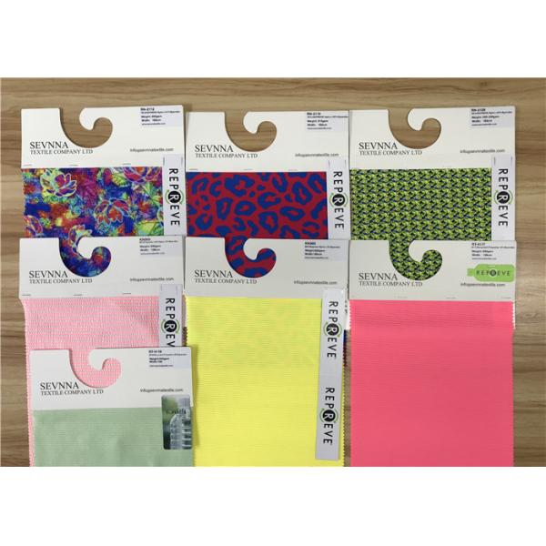Pantone Color Standard Eco Friendly Swimwear Fabric Sustainability High Stretch