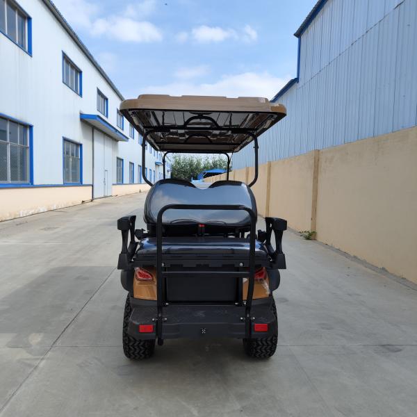 Utilidade Elétrica Custom Khaki Carrinho de Golf de Uso Diário 6 lugares Bateria de Lítio 72V