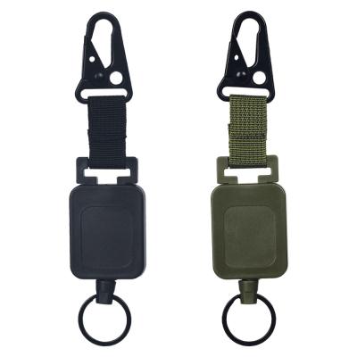 Deyi Badge Reel Carabiner Heavy Duty Badge Holder Extensible Badge Reel ID Holder Key Ring Aço Retrátil