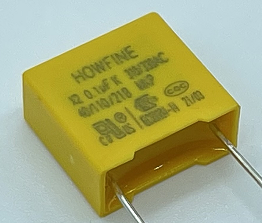 X2 Heatproof Metalized Film Capacitor , Fire Retardant SMD X2 Capacitor